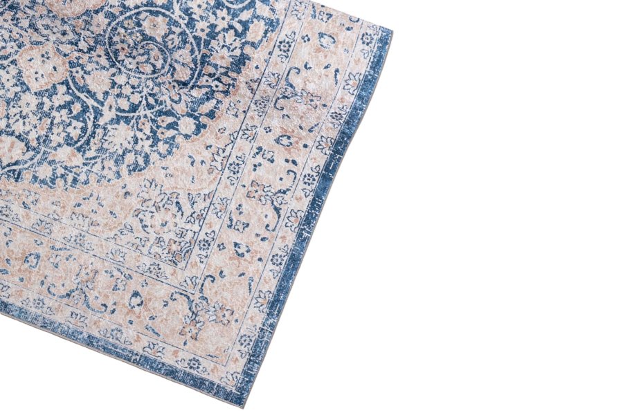 TEPPI 4014A Hall gulvtppe, rektangulr - multifarvet fljl stof (80x150)