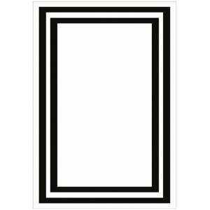 TEPPI 4020A teppe med mnster, rektangulrt - flerfarget flyelsstoff (180x290)