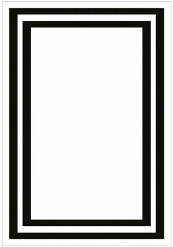 TEPPI 4020A gulvtppe m. mnster, rektangulr - multifarvet fljl stof (180x290)