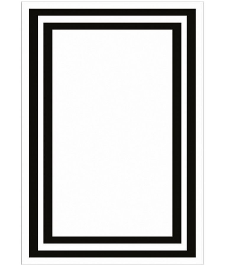 TEPPI 4020A gulvtppe m. mnster, rektangulr - multifarvet fljl stof (180x290)