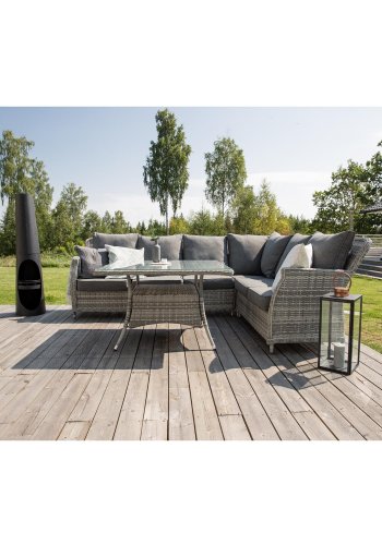 VENTURE DESIGN Bastian utendrs brannkurv - svart stl (H:135)