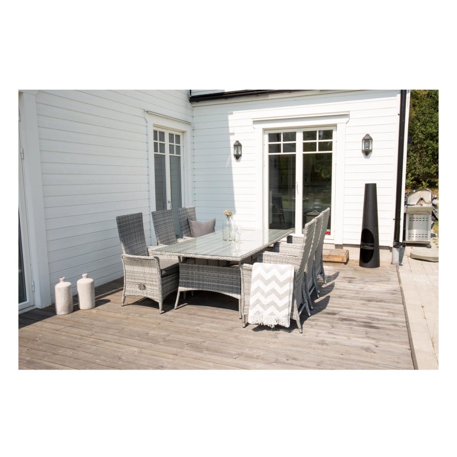 VENTURE DESIGN Bastian utendrs brannkurv - svart stl (H:135)