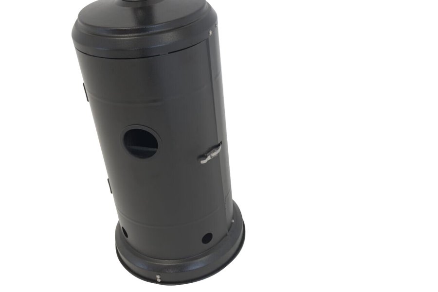 VENTURE DESIGN Hottie Svamp gasterrassv&auml;rmare - silver, svart aluminium, rostfritt st�l och metall