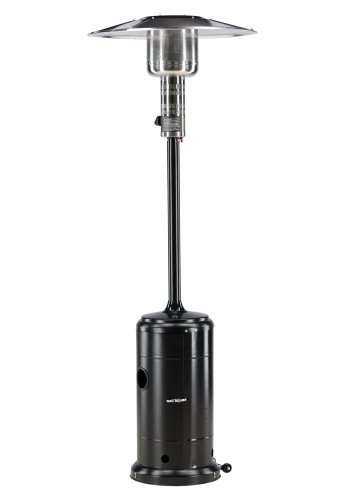 VENTURE DESIGN Hottie Svamp gasterrassv&auml;rmare - silver, svart aluminium, rostfritt st�l och metall