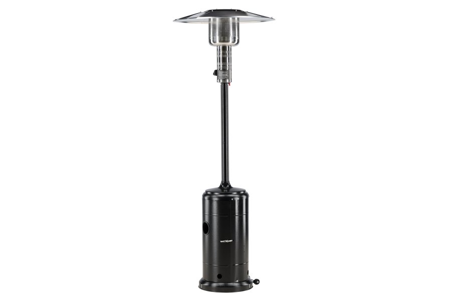 VENTURE DESIGN Hottie Svamp gasterrassv&auml;rmare - silver, svart aluminium, rostfritt st�l och metall