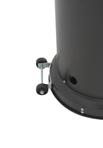 VENTURE DESIGN Hottie Svamp gasterrassv&auml;rmare - silver, svart aluminium, rostfritt st�l och metall