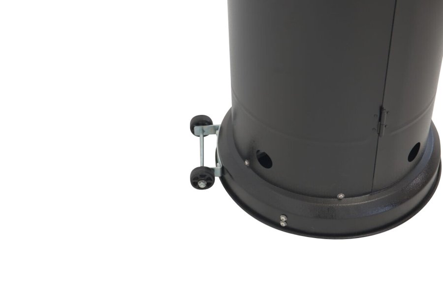 VENTURE DESIGN Hottie Svamp gasterrassv&auml;rmare - silver, svart aluminium, rostfritt st�l och metall