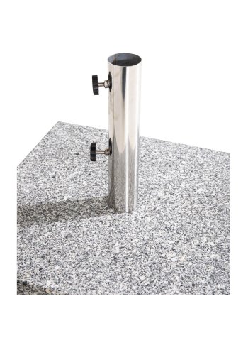 VENTURE DESIGN Stathera parasollfot med hjul - granitt