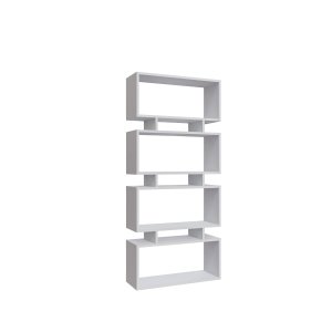 FUNZI LIVING Langdon bogreol - hvid melamin