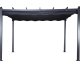 VENTURE DESIGN Lazio pergola, rektangul�r - svart polyester og svart aluminium (393x293)
