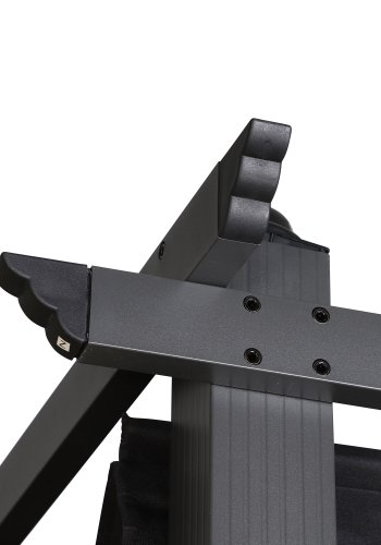 VENTURE DESIGN Lazio pergola, rektangul�r - svart polyester og svart aluminium (393x293)