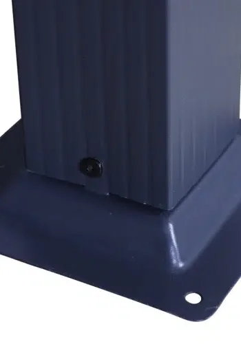 VENTURE DESIGN Lazio pergola, rektangulr - svart polyester og svart aluminium (393x293)