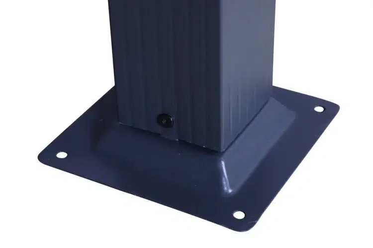 VENTURE DESIGN Lazio pergola, rektangulr - svart polyester og svart aluminium (393x293)