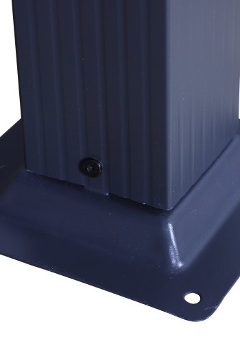 VENTURE DESIGN Lazio pergola, rektangul�r - svart polyester og svart aluminium (393x293)