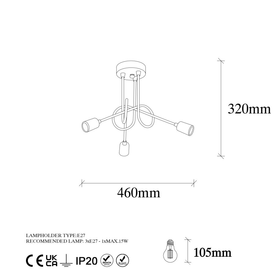 LUMI lysekrone -942FLG1154