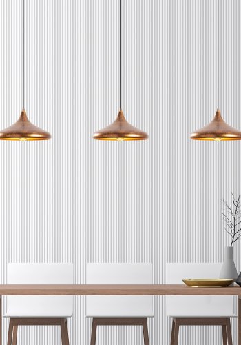 LUMI Barek taklampe, m. justerbar hyde - flerfarget metall