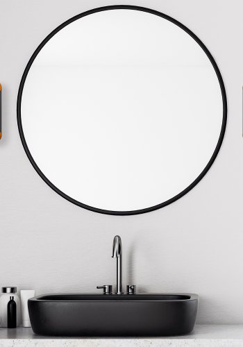 LUMI Alithria Wandleuchte - Gold und schwarzes Metall