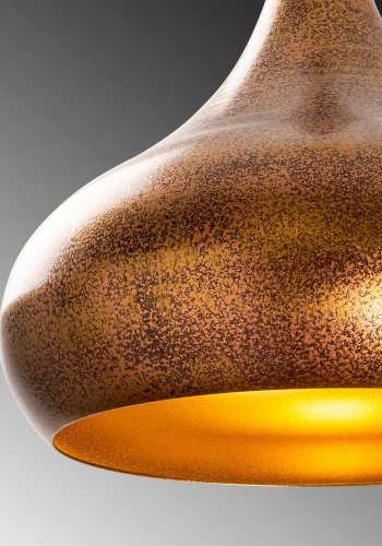 LUMI Muba taklampe, m. justerbar hyde - flerfarget metall