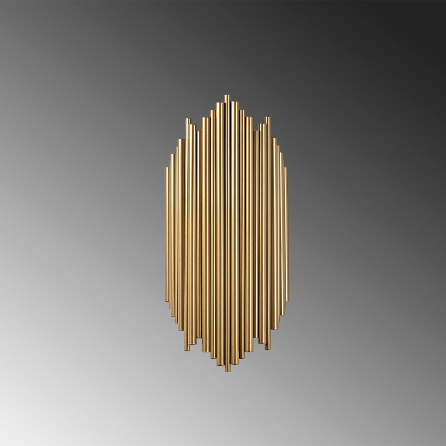 LUMI Kara vegglampe - gull metall