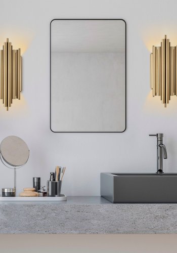 LUMI Reis vegglampe - gull metall