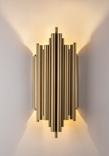 LUMI Reis vegglampe - gull metall