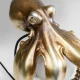 KARE DESIGN Animal Octopus bordlampe - hvid glas og guld polyresin