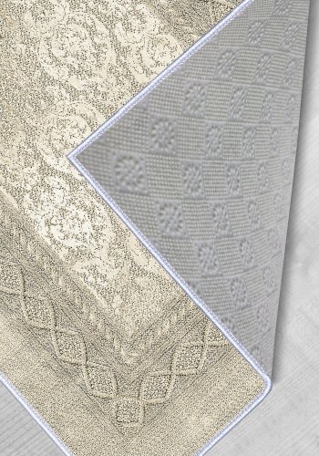 TEPPI Wookece211 gulvtppe m. mnster, rektangulr - multifarvet polyester (50x80)