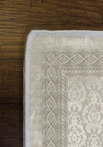 TEPPI Wookece211 gulvtppe m. mnster, rektangulr - multifarvet polyester (50x80)