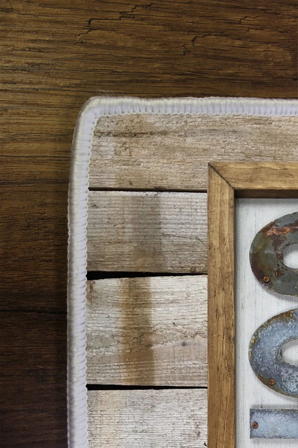 TEPPI Wookece217 gulvtppe m. 3D print, rektangulr - multifarvet polyester (50x80)