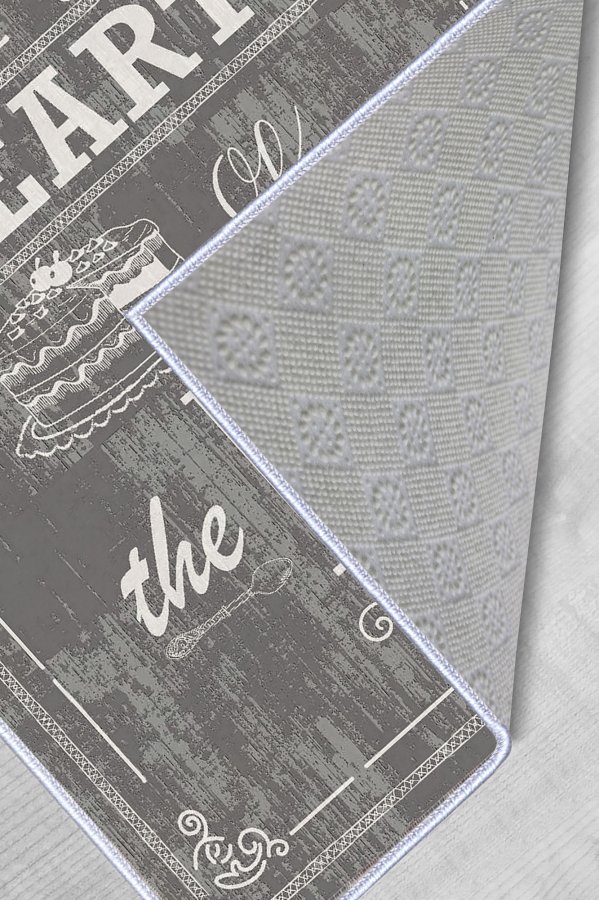 TEPPI Wookece255 gulvtppe, rektangulr - multifarvet polyester (60x100)