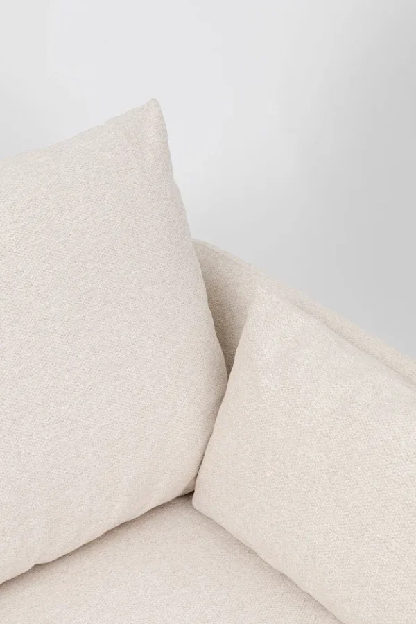 KARE DESIGN Amalfi Cream 2 pers. sofa - creme polyester og sort stl