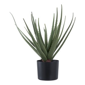 HOUSE NORDIC Aloe Vera kunstig plante - grn PE plastik (H:51cm)