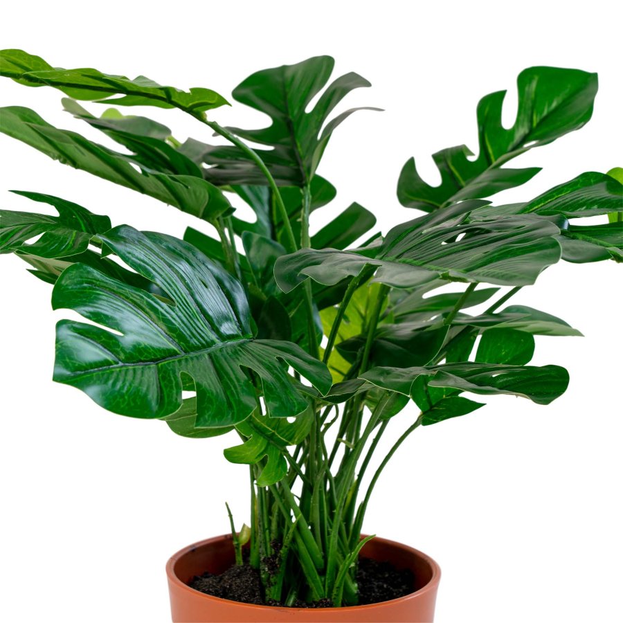 HOUSE NORDIC kunstig Monstera-plante - grnn plast og polyester (H:45)