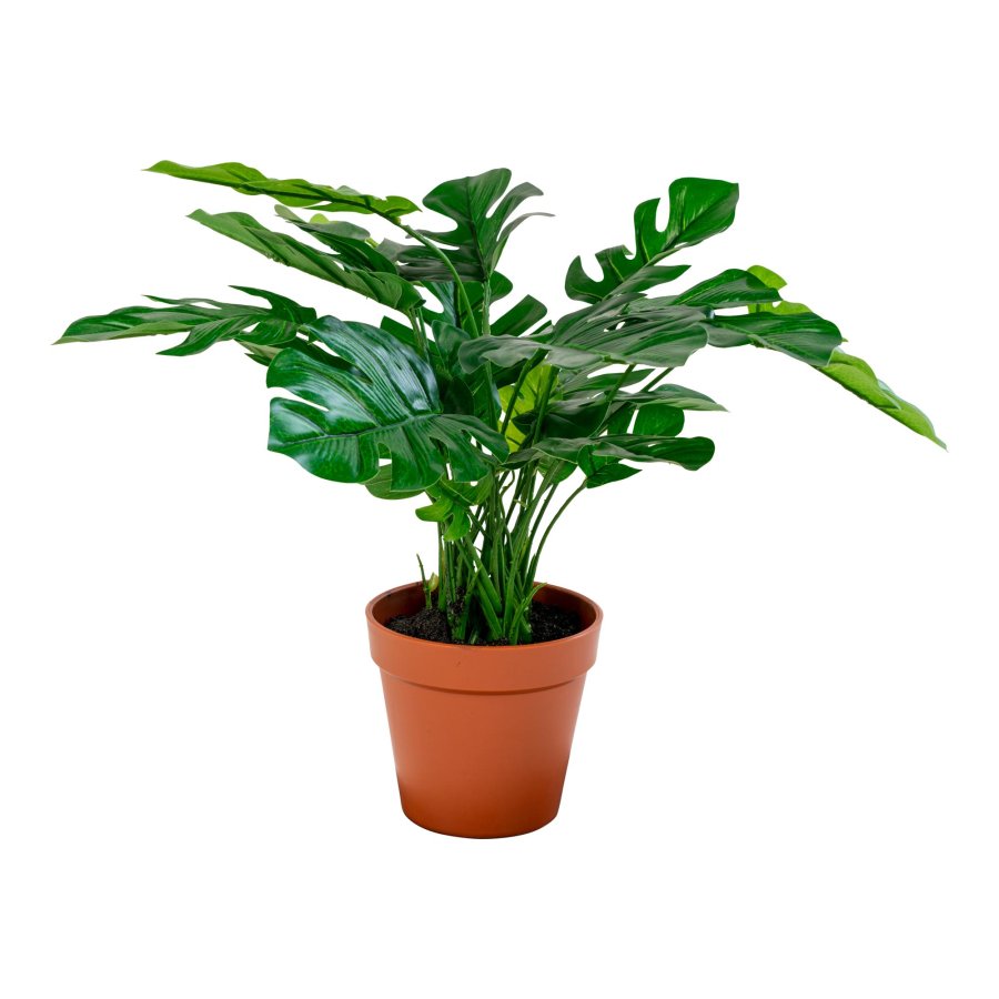 HOUSE NORDIC kunstig Monstera-plante - grnn plast og polyester (H:45)