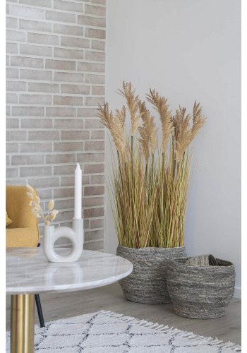 HOUSE NORDIC Sorghum Grass kunstig plante - natur PE plastik (H:110)
