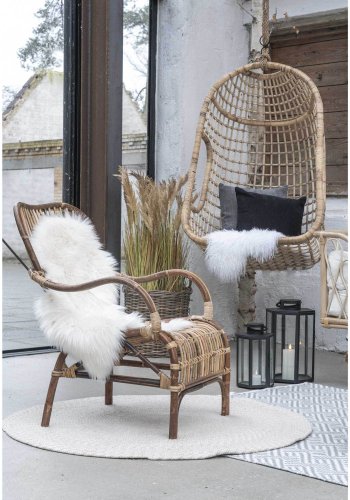 HOUSE NORDIC Sorghum Grass kunstig plante - natur PE plastik (H:110)