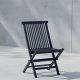 VENTURE HOME Kenya spisestoler 2-pakning - Sort teak