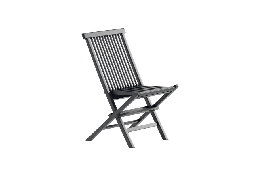 VENTURE HOME Kenya spisestoler 2-pakning - Sort teak