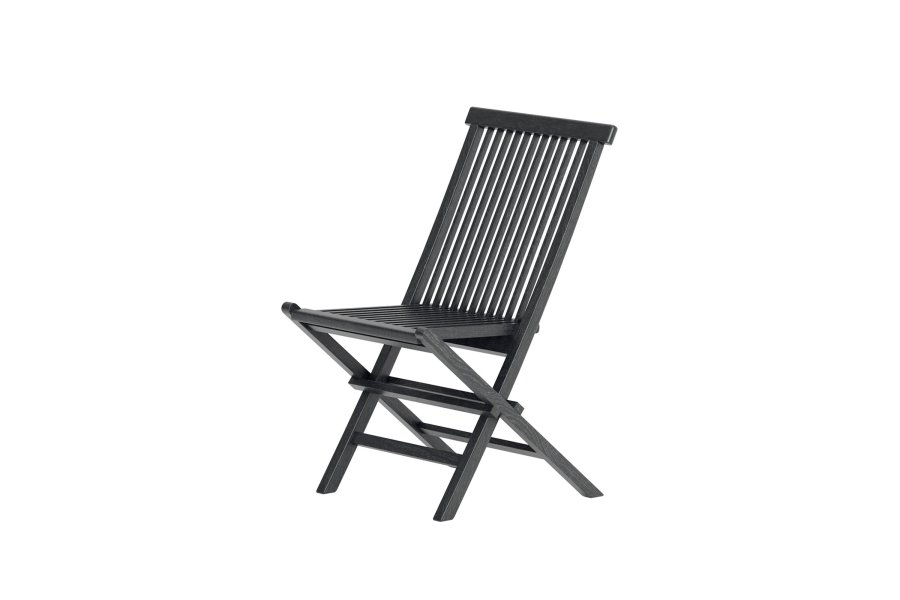 VENTURE HOME Kenya spisestoler 2-pakning - Sort teak