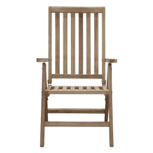 VENTURE DESIGN Kenya udendrs foldestol m. 5 positioner - natur teaktr