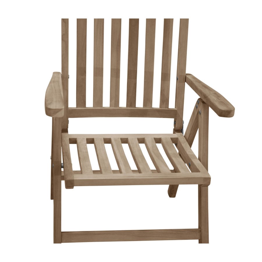 VENTURE DESIGN Kenya udendrs foldestol m. 5 positioner - natur teaktr