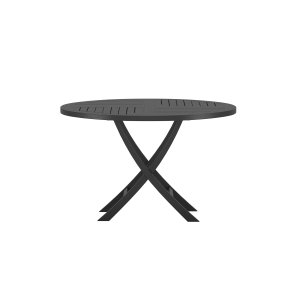 VENTURE HOME Kenya Runt Matbord �120cm - Svart Teak