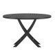 VENTURE HOME Kenya Runt Matbord �120cm - Svart Teak