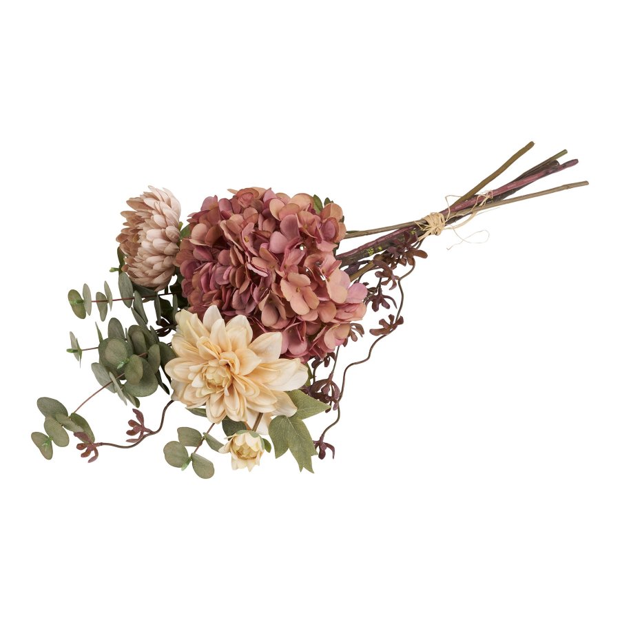 HOUSE NORDIC�Dahlia buket kunstige blomster, mix - multifarvet plastik (H:68)