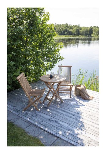 VENTURE DESIGN Kenya udendrs foldestol - natur teaktr 