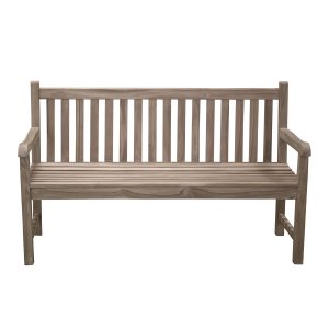 VENTURE DESIGN rektangul�r Kenya haveb�nk m. rygl�n og arml�n - natur teaktr� (150x62)