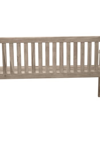 VENTURE DESIGN rektangul�r Kenya haveb�nk m. rygl�n og arml�n - natur teaktr� (150x62)
