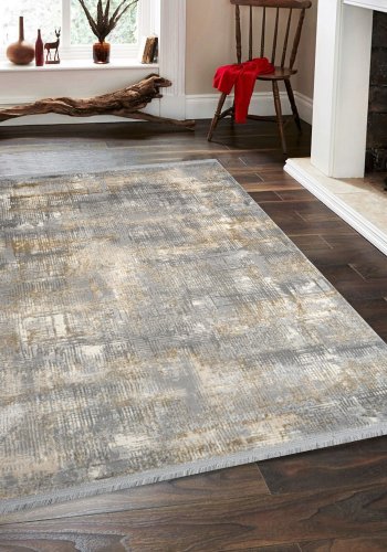 TEPPI Notta gulvtppe m. mnster, rektangulr - multifarvet polypropylen og polyester (200x290)