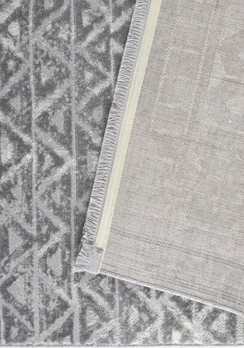 TEPPI Notta 1108 gulvtppe, rektangulr - creme/gr polypropylen/polyester (120x170)