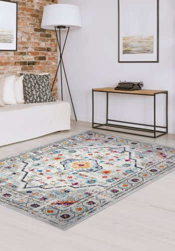 TEPPI Vintage 7655 Hall gulvtppe, rektangulr - multifarvet polypropylen (80x150)